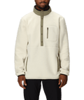 MENS TIOGA FLEECE PULLOVER - LIMESTONE
