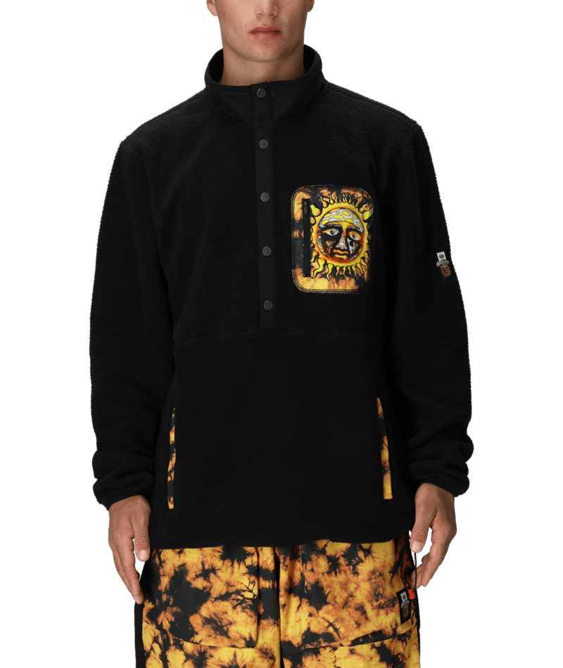 MENS 686 SUBLIME TIOGA FLEECE PULLOVER - SUBLIME BLACK