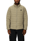 MENS THERMAL PUFF INSULATED JACKET - SAGE COLORBLOCK