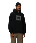 KNOCKOUT LOGO PREMIUM HEAVYWEIGHT PULLOVER HOODY - BLACK PRINT