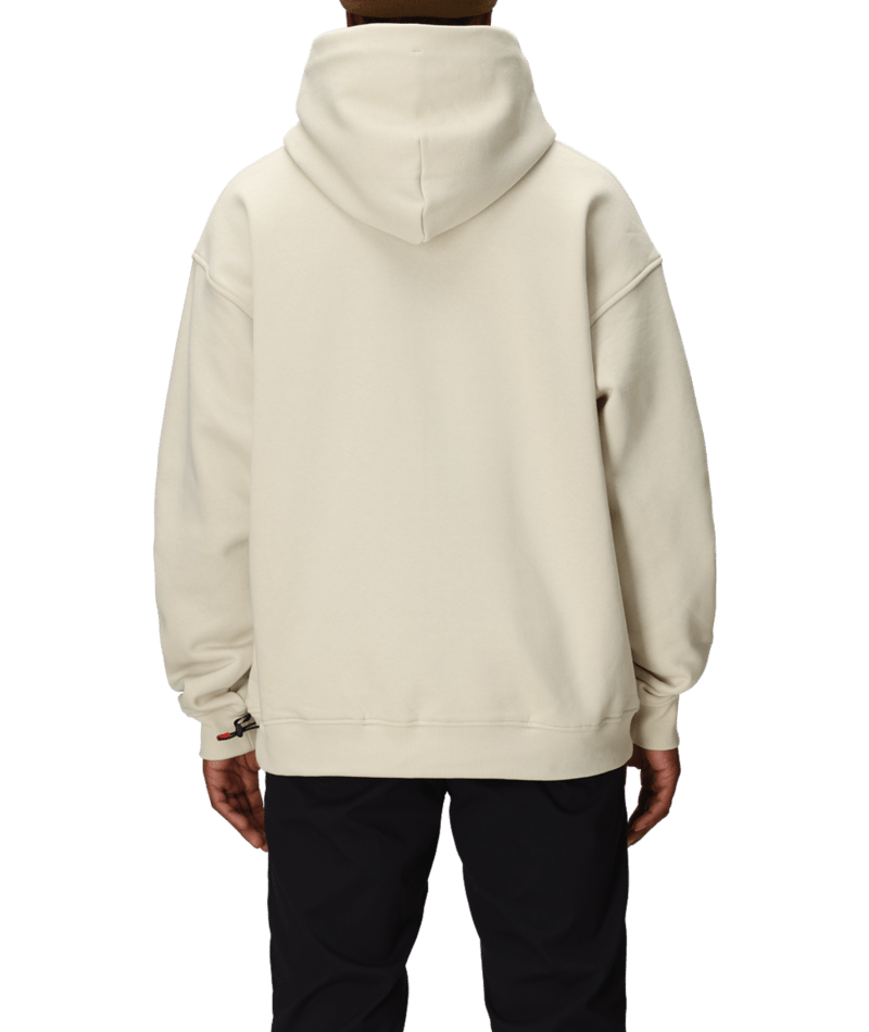 KNOCKOUT LOGO PREMIUM HEAVYWEIGHT PULLOVER HOODY - LIMESTONE