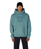 KNOCKOUT LOGO PREMIUM HEAVYWEIGHT PULLOVER HOODY - PALE FIRN