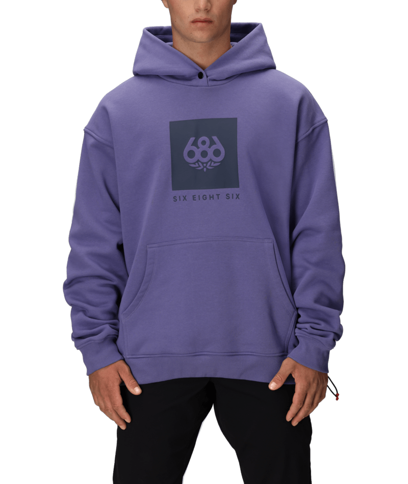 KNOCKOUT LOGO PREMIUM HEAVYWEIGHT PULLOVER HOODY - PURPLE DAWN