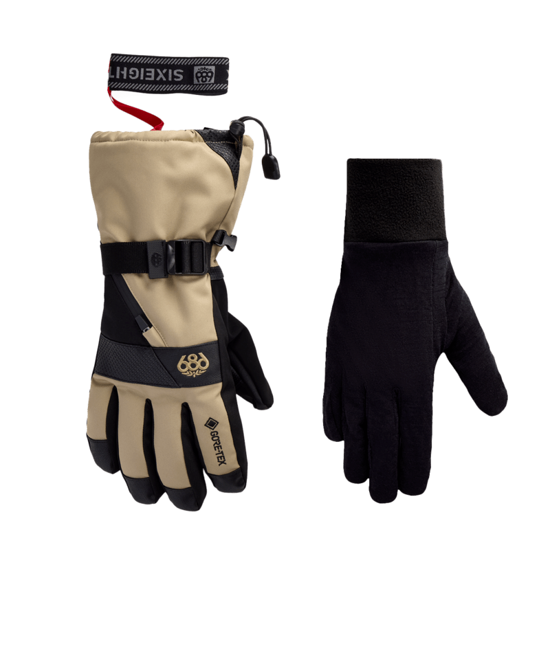 MENS GORE-TEX SMARTY® 3-in-1 GAUNTLET GLOVE - KHAKI