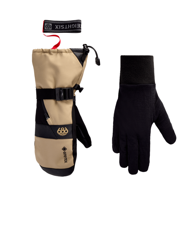 MENS GORE-TEX SMARTY® 3-in-1 GAUNTLET MITT - KHAKI
