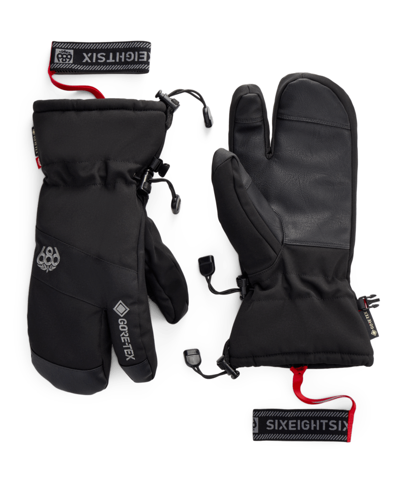 MENS GORE-TEX LINEAR™ TRIGGER MITT - BLACK
