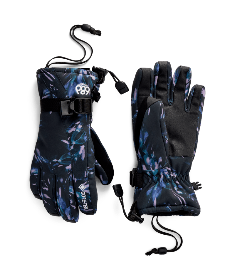WOMENS GORE-TEX LINEAR™ GLOVE - BLACK FLORAL