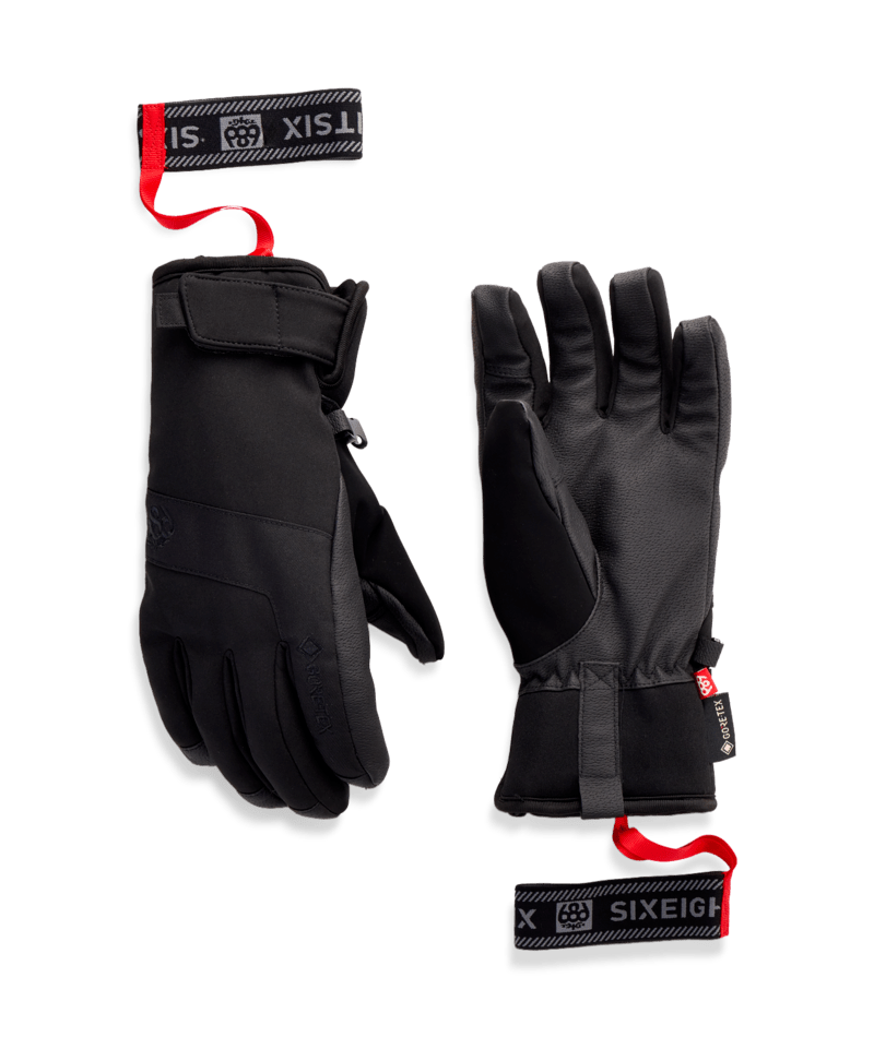 WOMENS GORE-TEX LINEAR™ UNDER CUFF GLOVE - BLACK