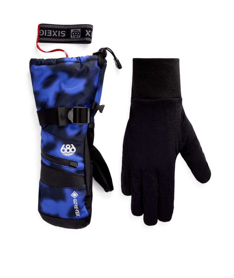 WOMENS GORE-TEX SMARTY® 3-in-1 GAUNTLET MITT - ALPENGLOW BLUE DARK SKIES