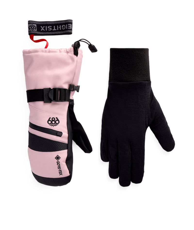 WOMENS GORE-TEX SMARTY® 3-in-1 GAUNTLET MITT - SMOKEY LILAC