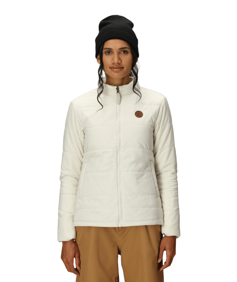 WOMENS THERMAL PUFF INSULATED JACKET - LIMESTONE