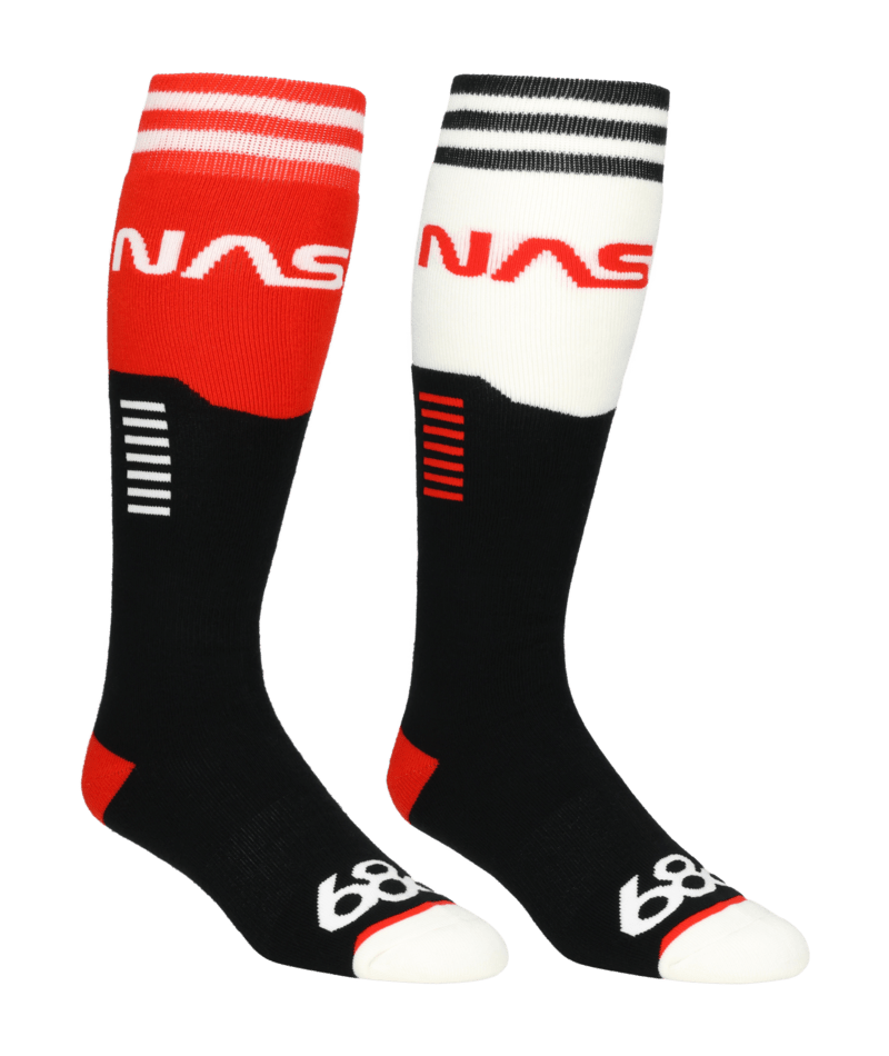 MENS 686 NASA SOCKS - 2 PACK - ASSORTED