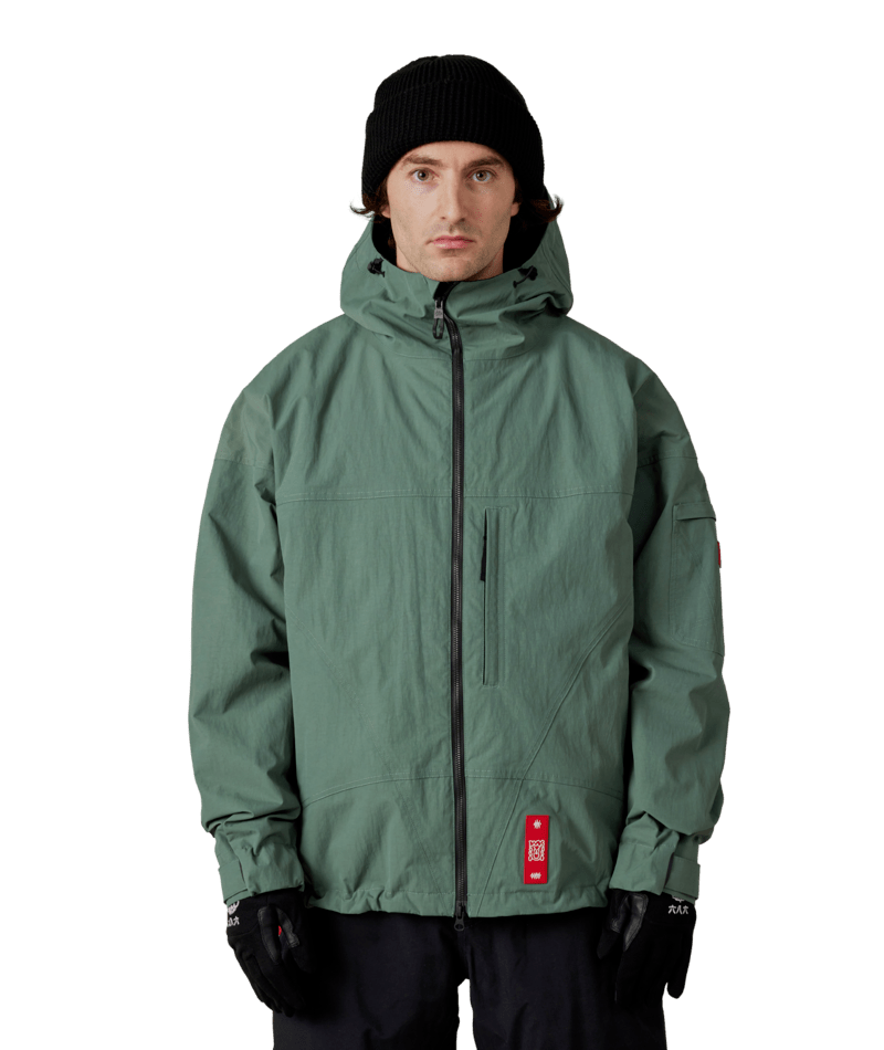 MENS 686 DOJO® SHELL JACKET - FADED GREEN CRINKLE