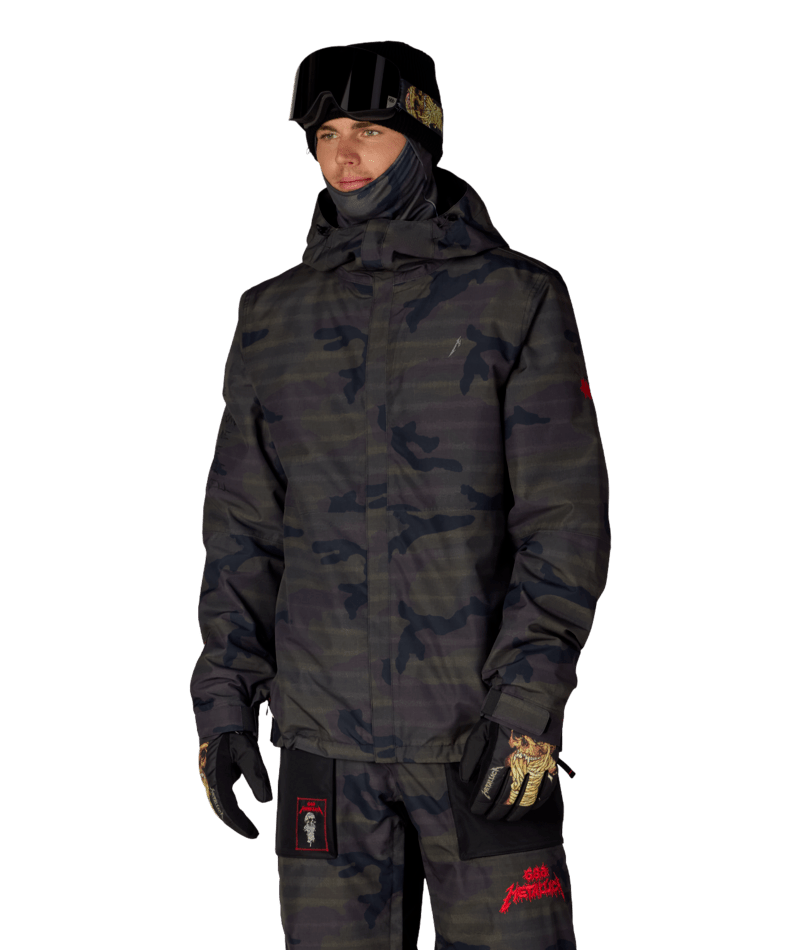 MENS METALLICA ONE INSULATED JACKET - METALLICA CAMO