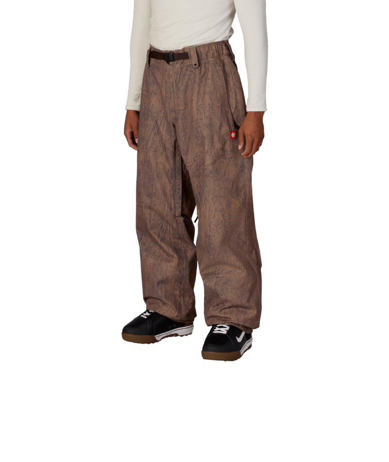 MENS 686 DOJO® SHELL PANT - BROWN CRINKLE WASH