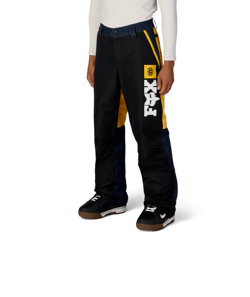 MENS FOX RACING SPEC SHELL PANT - FOX YELLOW COLORBLOCK