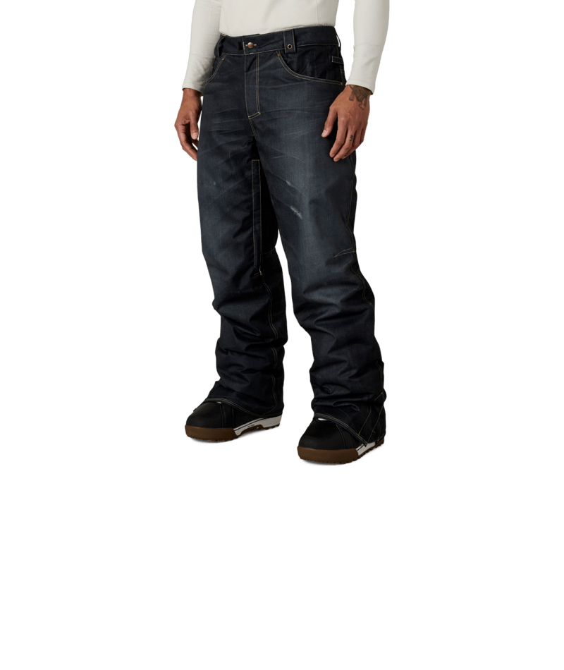 MENS DECONSTRUCTED™ DENIM INSULATED PANT - BLACK DENIM