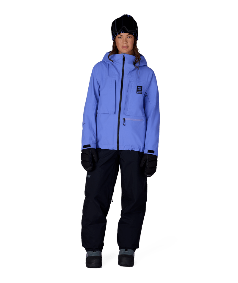 WOMENS GORE-TEX SCHEME™ THERMAGRAPH® JACKET - ALPENGLOW BLUE