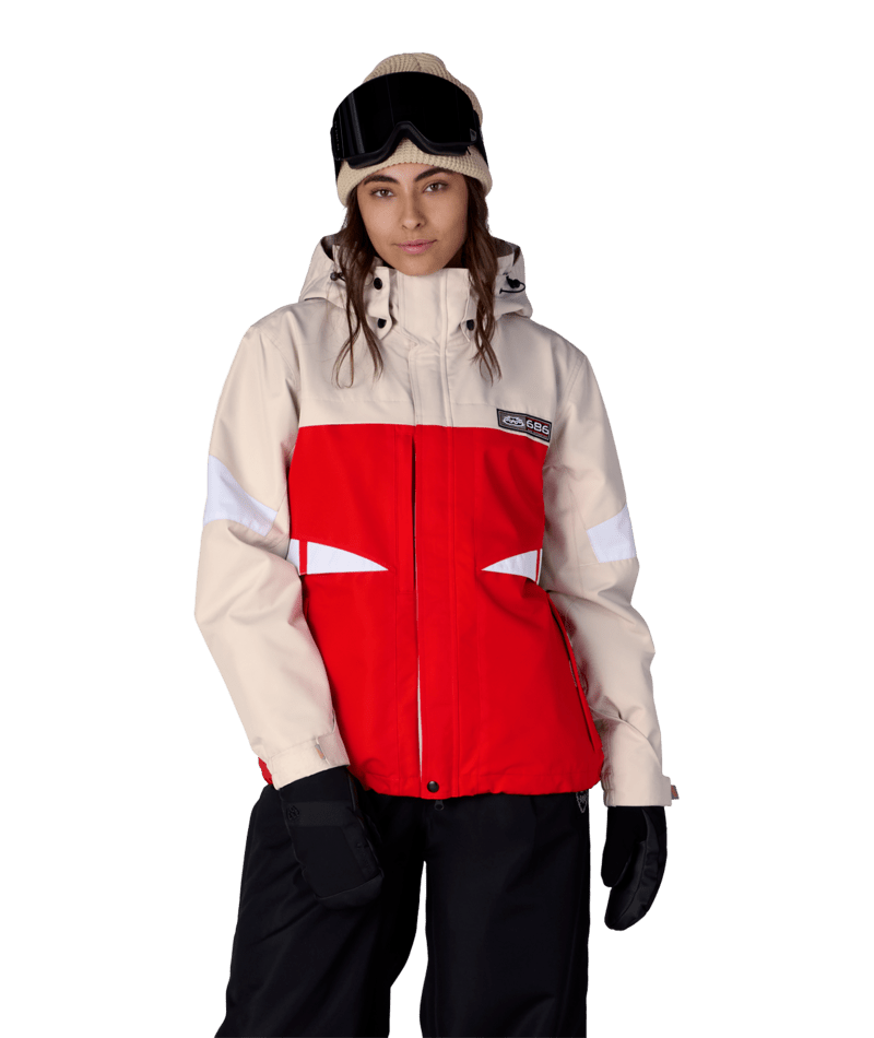 WOMENS SEARCH JACKET - LIMESTONE COLORBLOCK