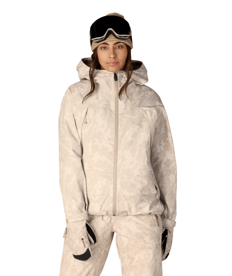 WOMENS SMARTY® 3-IN-1 FRAMEWORK™ 3L JACKET - LIMESTONE SCRATCH CAMO