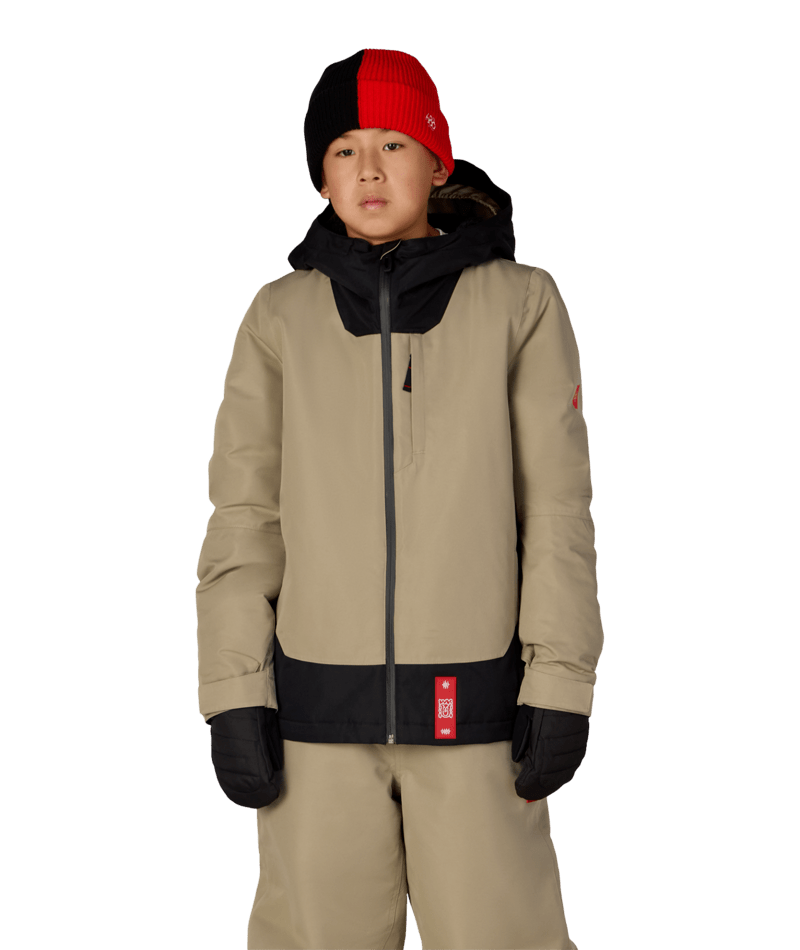 BOYS GATEWAY™ INSULATED JACKET - KHAKI COLORBLOCK