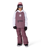 YOUTH WATERPROOF HOODY - WHITE COLORBLOCK