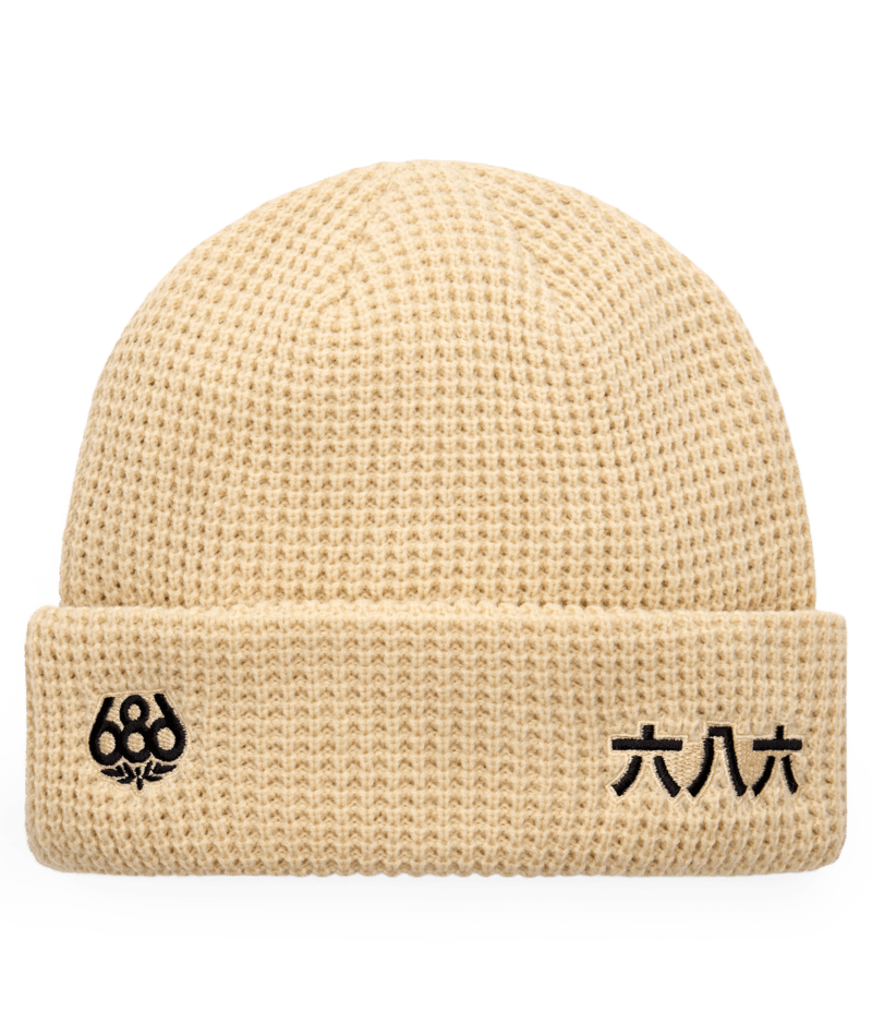 KANJI BEANIE - LIMESTONE