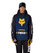 MENS FOX RACING WATERPROOF HOODY - FOX NAVY COLORBLOCK