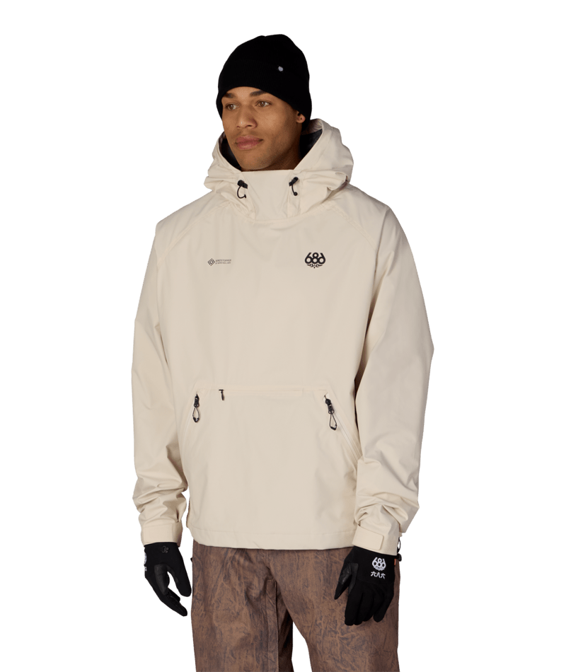 MENS WINDSTOPPER® PULLOVER HOODY - LIMESTONE