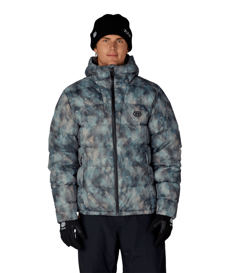 MENS WINDSTOPPER® PYRO™ DOWN PUFFER JACKET - CHARCOAL PATINA