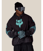 MENS FOX RACING WATERPROOF TEAM HOODY - FOX PALE FIRN