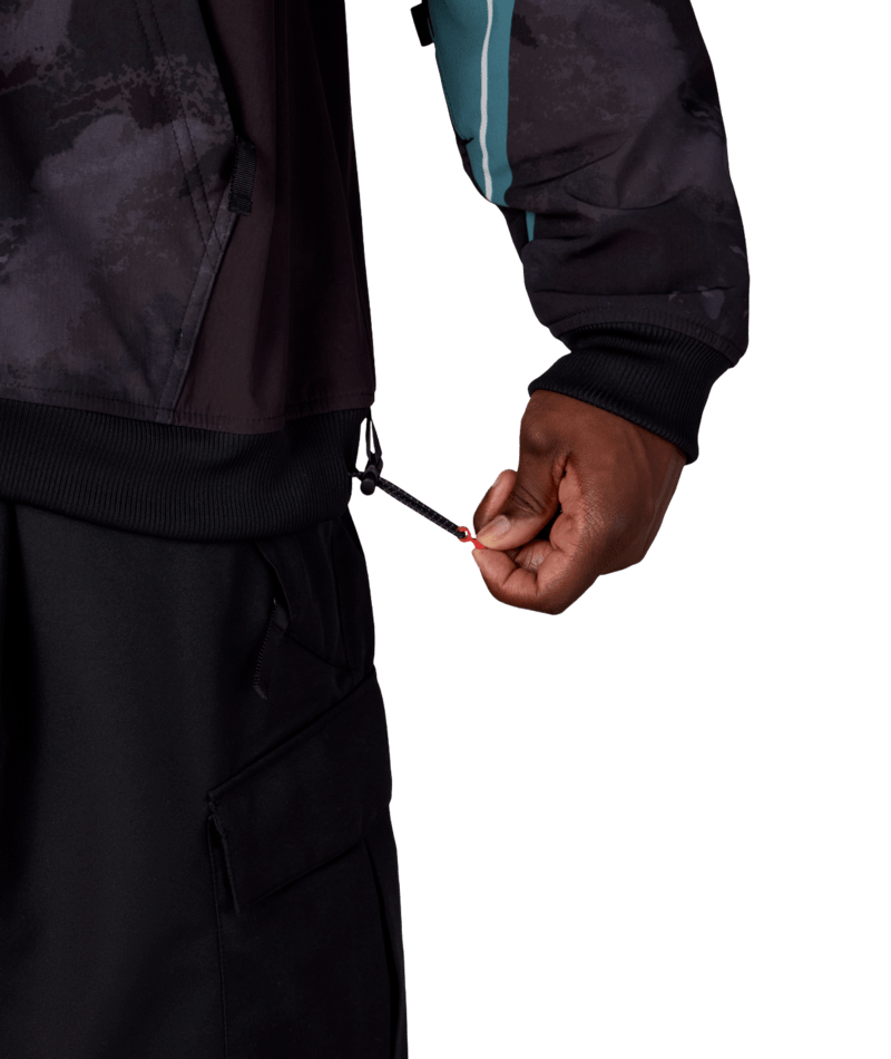 MENS FOX RACING WATERPROOF TEAM HOODY - FOX PALE FIRN