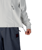 WOMENS WATERPROOF TEAM CROP HOODY - LIMESTONE
