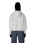WOMENS WATERPROOF TEAM CROP HOODY - LIMESTONE