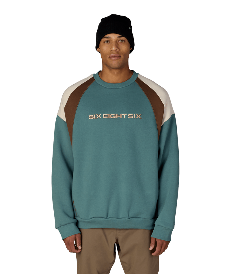 RESERVED® PREMIUM HEAVYWEIGHT CREWNECK - PALE FIRN
