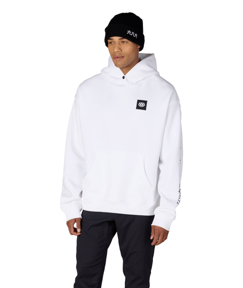 JAPOW PREMIUM HEAVYWEIGHT PULLOVER HOODY - WHITE