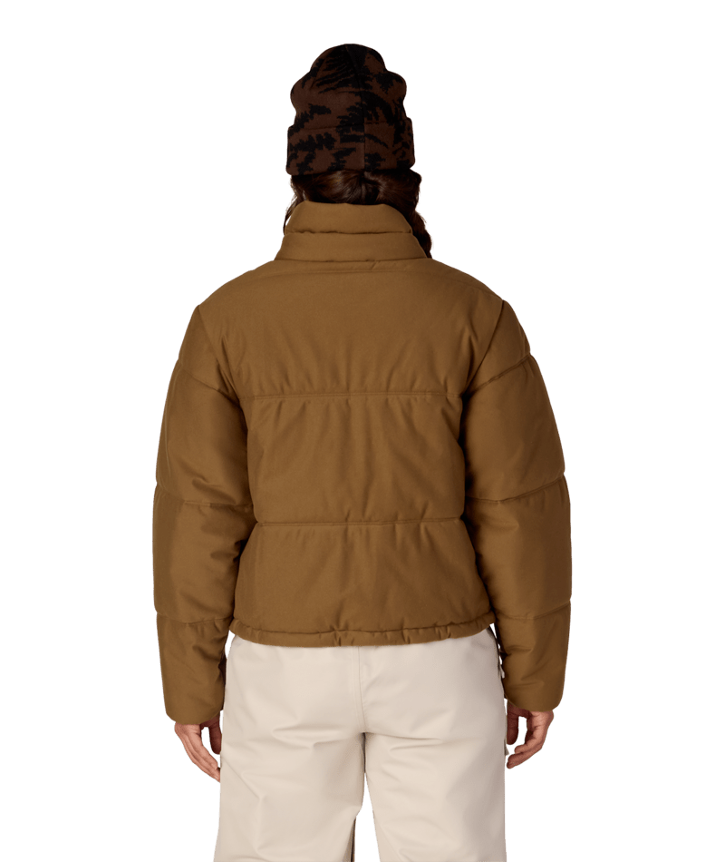 WOMENS GRACIOUS PUFFER JACKET - DARK EARTH