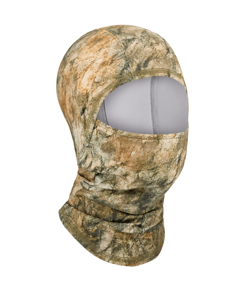 HURRA HINGED BALACLAVA - KHAKI GRUNGE