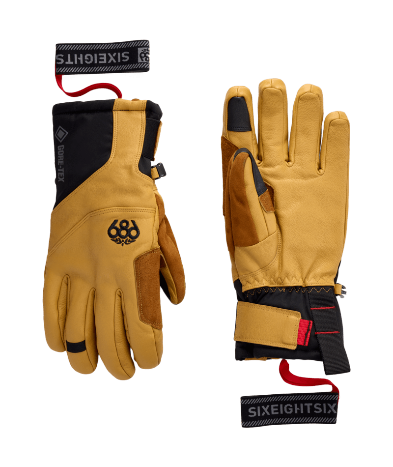 MENS GORE-TEX STRONGHOLD™ LEATHER GLOVE - NATURAL