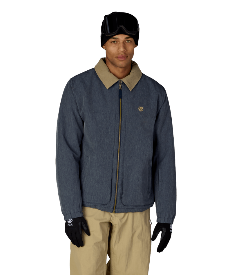 MENS 686 CAMBER INSULATED JACKET - NAVY DENIM