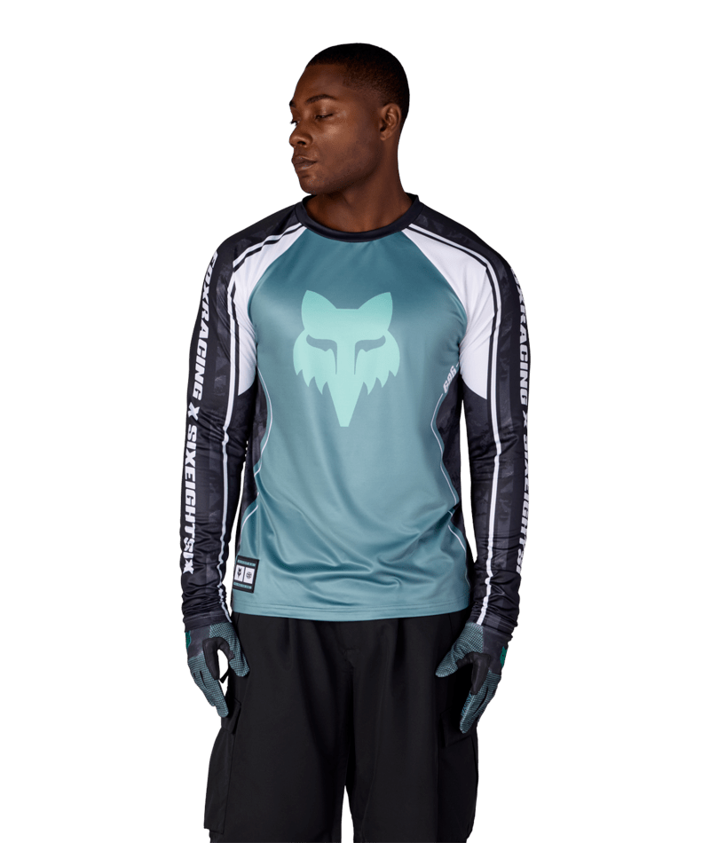 MENS FOX RACING BASE LAYER LS - FOX PALE FIRN