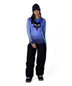 WOMENS FOX RACING BASE LAYER LS - FOX ALPENGLOW BLUE