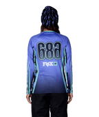 WOMENS FOX RACING BASE LAYER LS - FOX ALPENGLOW BLUE