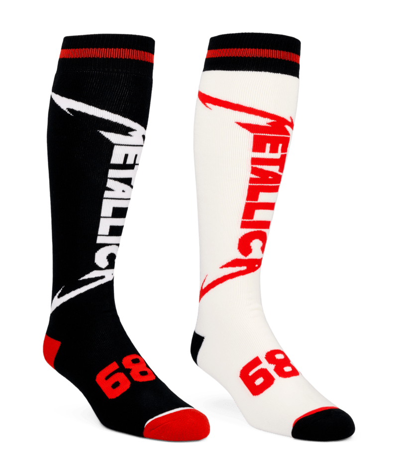 MENS METALLICA SOCKS - 2PK - ASSORTED