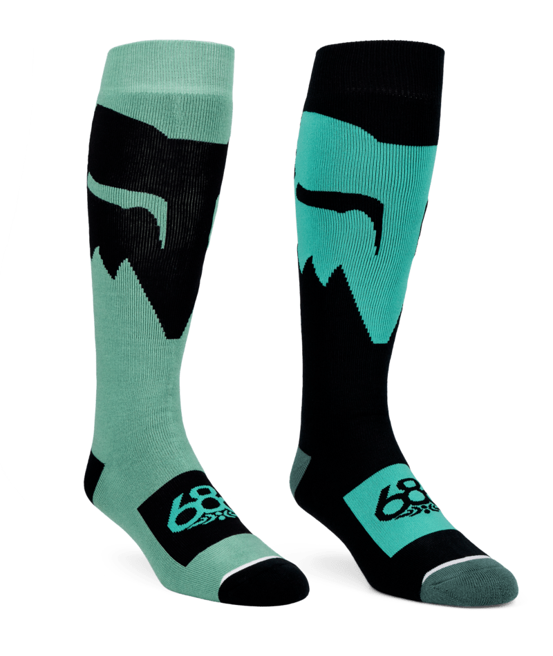 MENS FOX RACING SOCKS - 2PK - FOX PALE FIRN