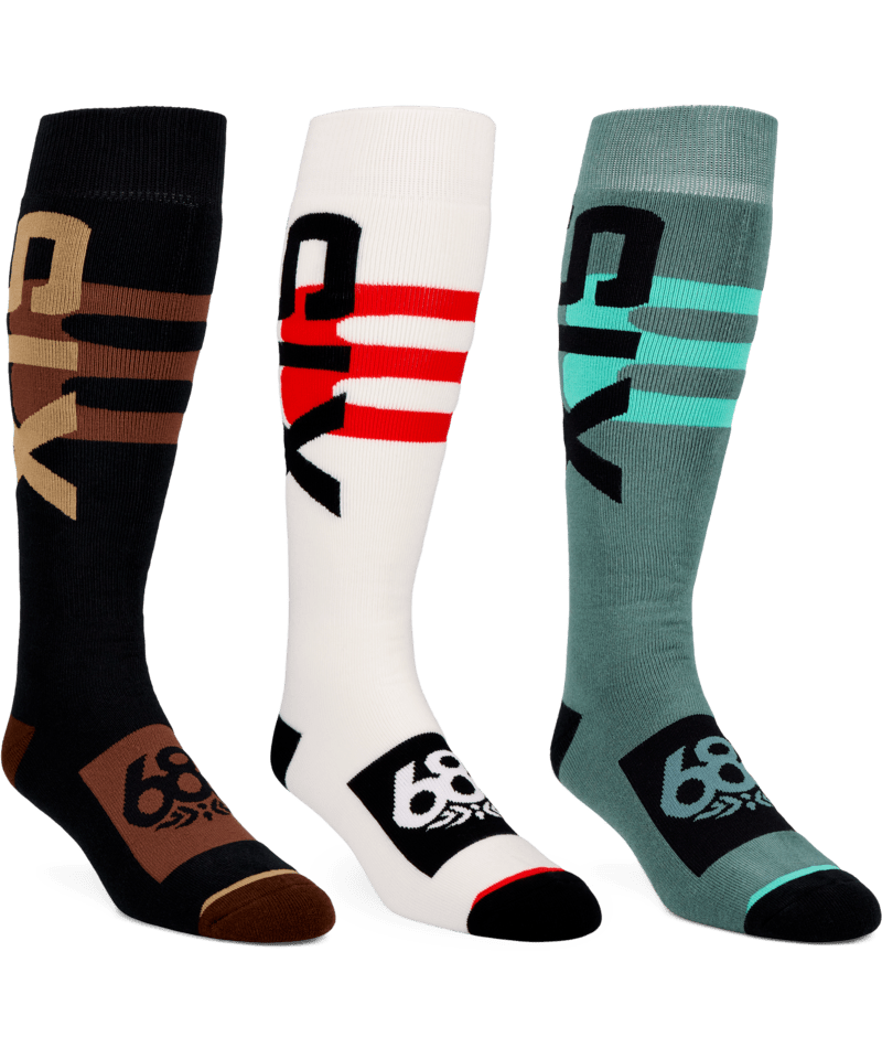 MENS SWISS SOCKS - 3PK - ASSORTED