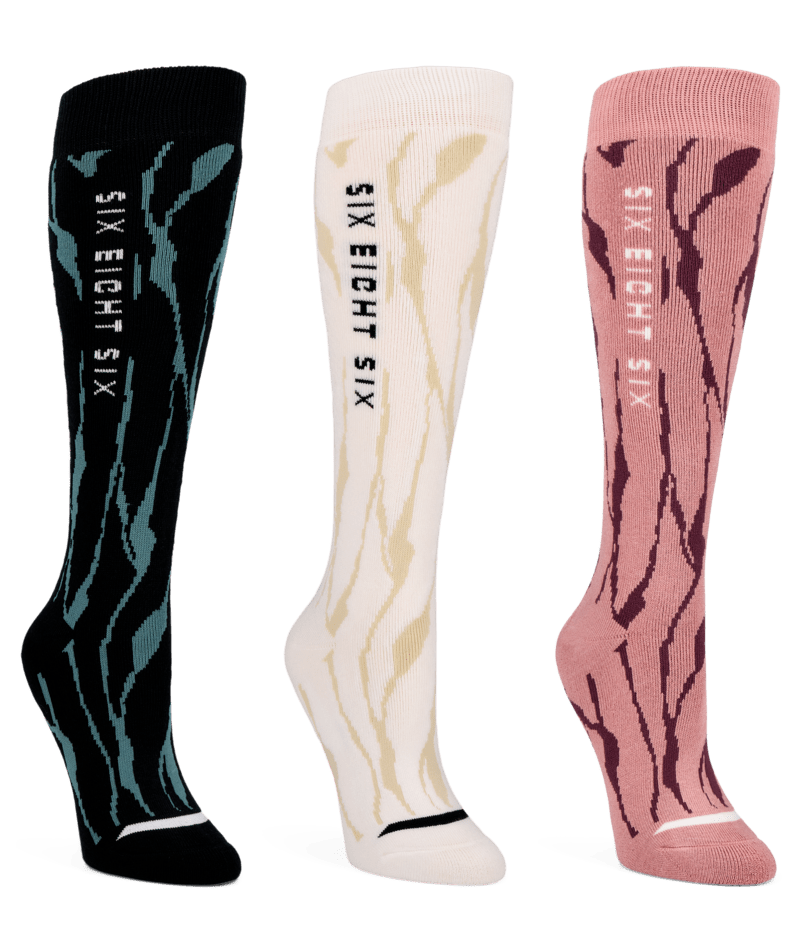 WOMENS CEPA SOCKS - 3PK - ASSORTED
