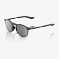 LEGERE ROUND Lente Espejo Plateado Negro Mate
