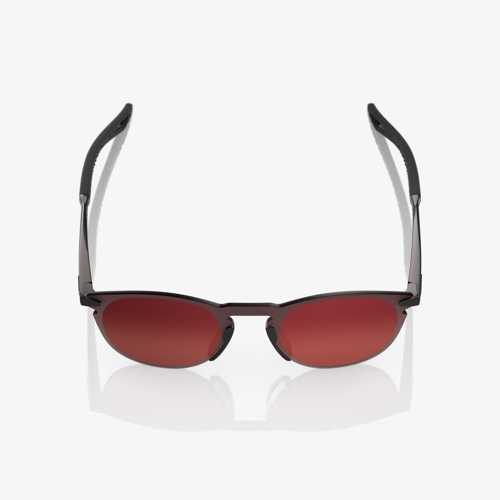 LEGERE ROUND Lente Degradado Marrón/Rojo Negro Brillante