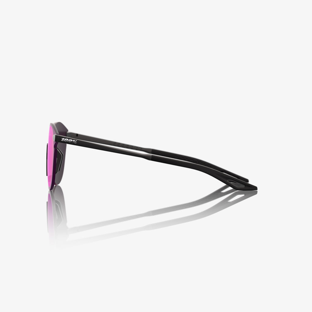 LEGERE ROUND - Negro Soft Tact - Espejo Violeta